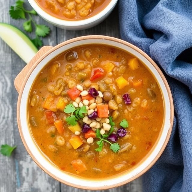 Calorie-Dense Lentil Soup