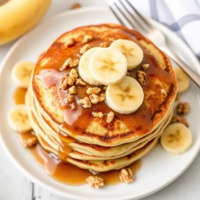 Banana Nut Pancakes