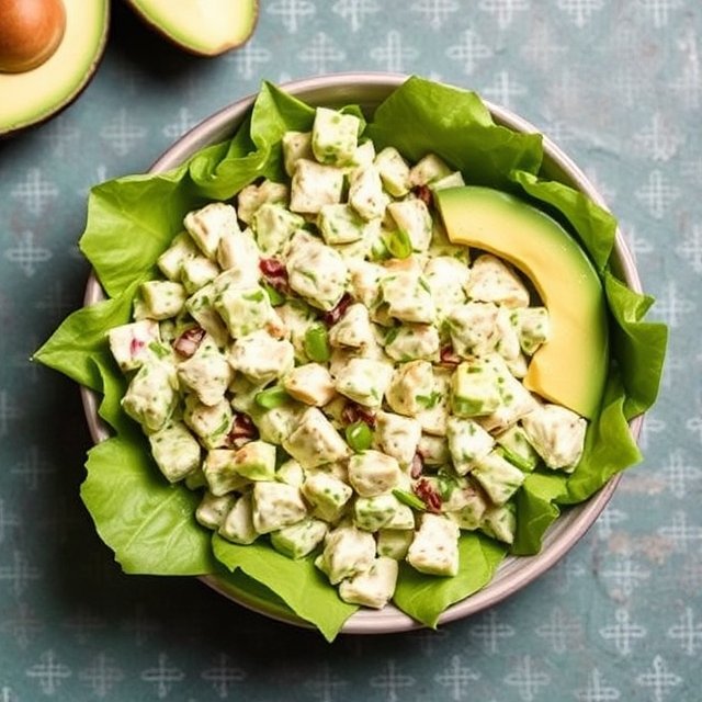 Creamy Avocado and Chicken Salad