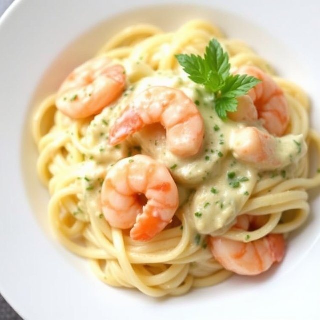 Creamy Shrimp Alfredo