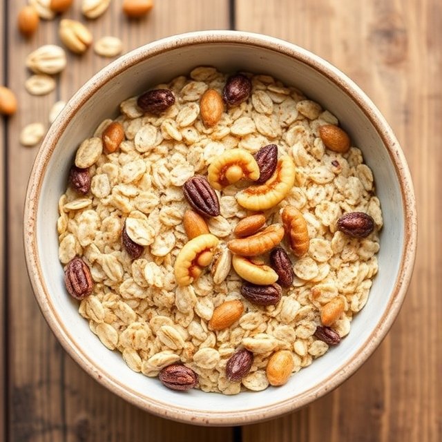 Oatmeal with Nuts and Seeds