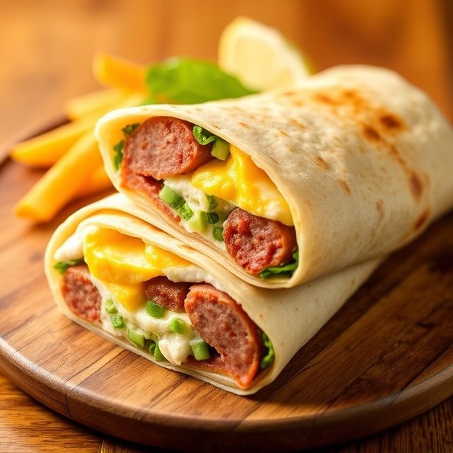 Classic Sausage and Egg Wrap