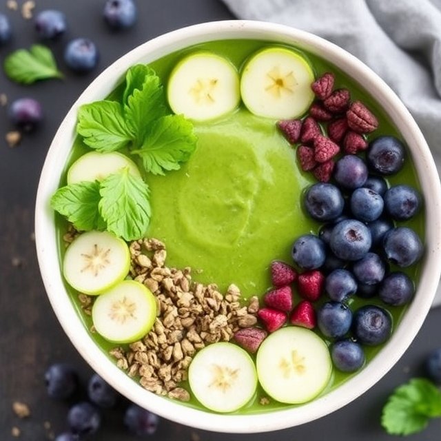 Green Detox Smoothie Bowl