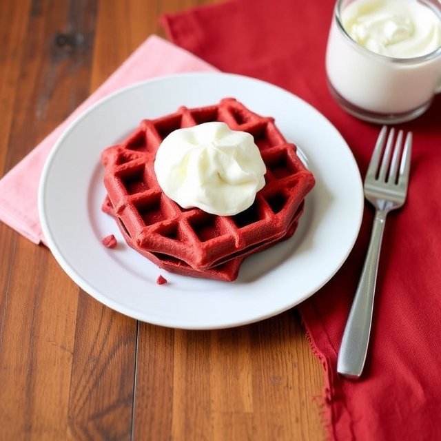 Red Velvet Waffles