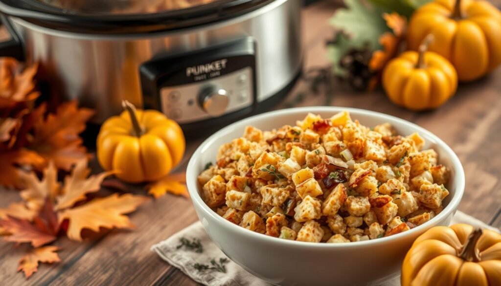 Easy Slow Cooker Stuffing