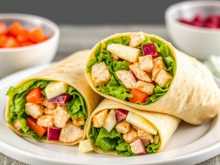 Chicken Caesar Salad Wraps recipes