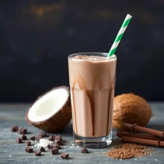 Chocolate Coconut Gainer Shake