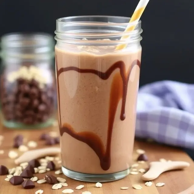 Chocolate Oatmeal Weight Gain Shake