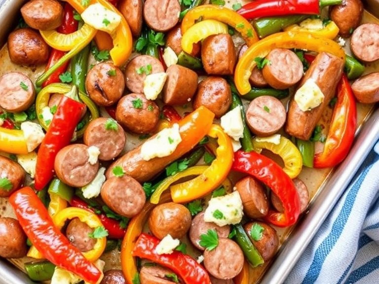 Sheet Pan Sausage and Peppers recipes