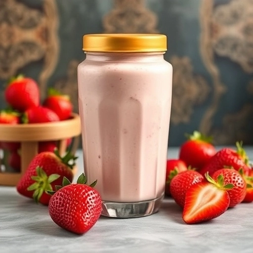 Strawberry Cream Weight Gainer Shake