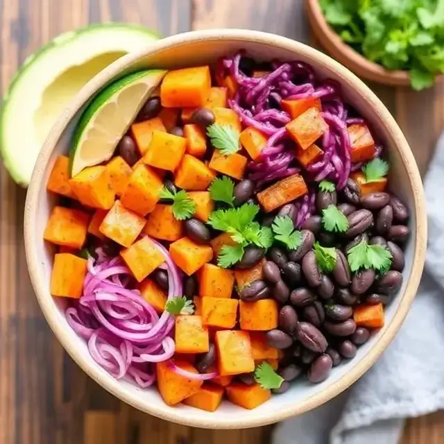 Sweet Potato and Black Bean Bowl