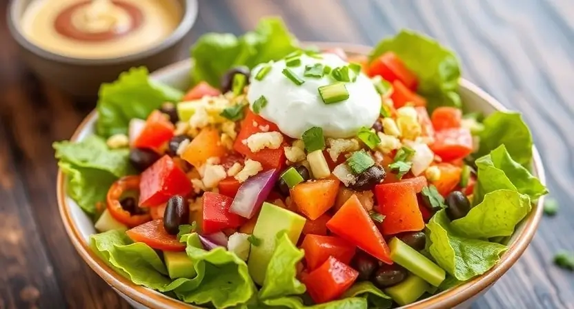 A colorful vegetable stir-fry in a wok with a side of steamed rice.