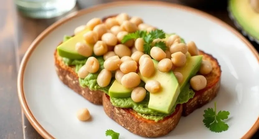 Simple breakfast recipes laid out on a kitchen counter