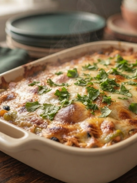 baked Chicken Enchilada Casserole