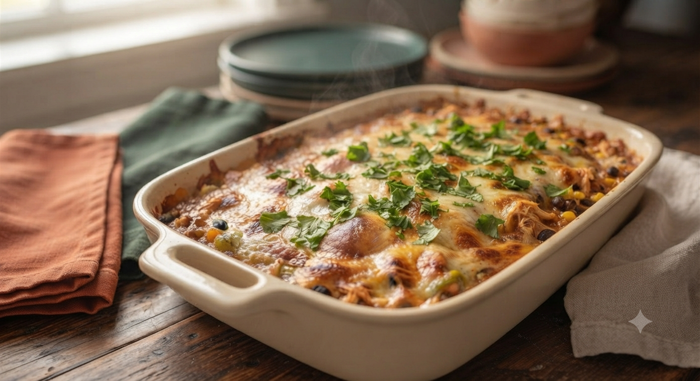 baked Chicken Enchilada Casserole